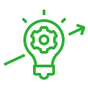 lightbulb icon depicting increased productivity